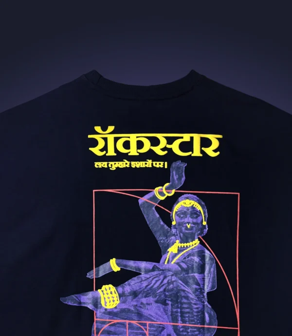 blue oversized t-shirt