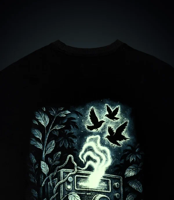 Black oversized t-shirt